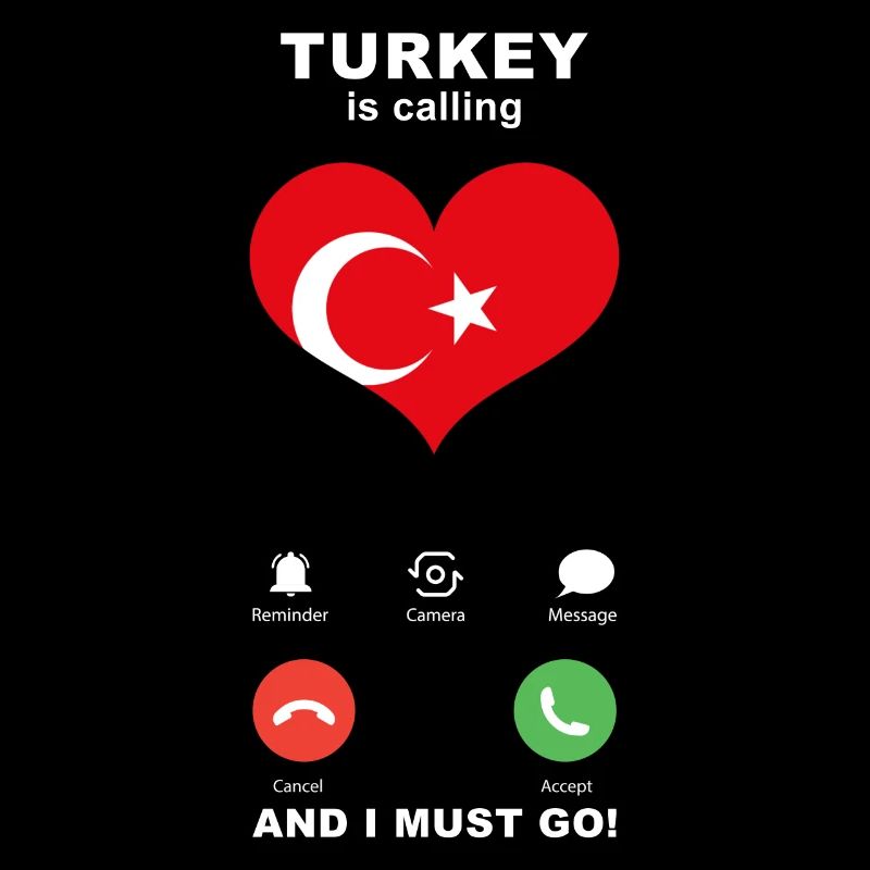 Turkey is calling Turkey Heart Souvenir