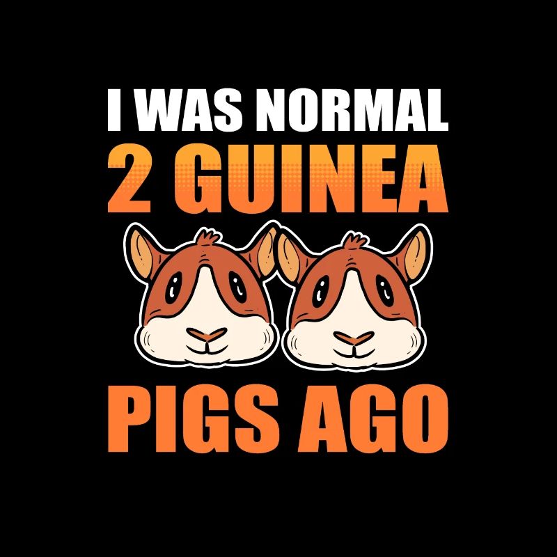 J’étais normal il y a 2 cochons d’Inde Hamster cochon d’Inde