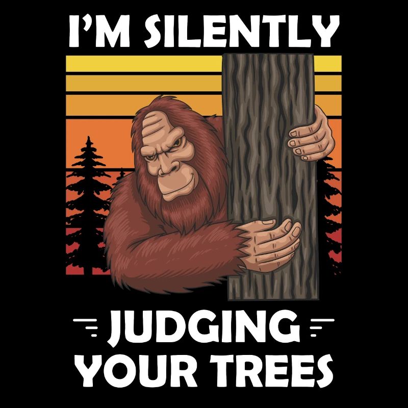 Lustiger Baumpfleger Logger Bigfoot Cartoon