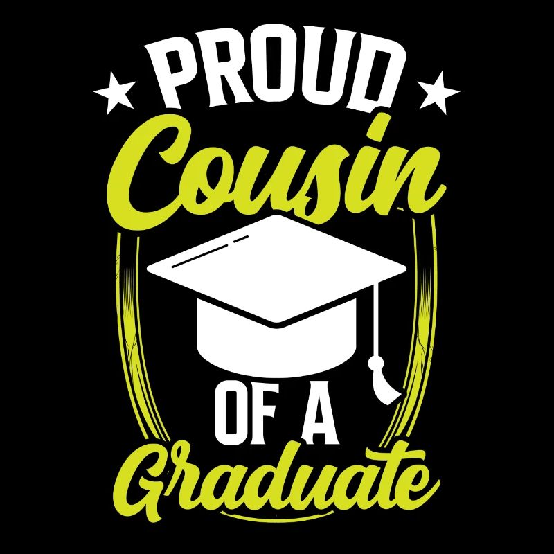 Stolzer Cousin Eines Absolventen Absolvent