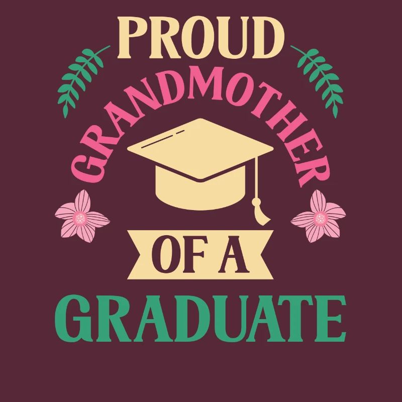 Stolze Großmutter Eines Absolventen Absolvent