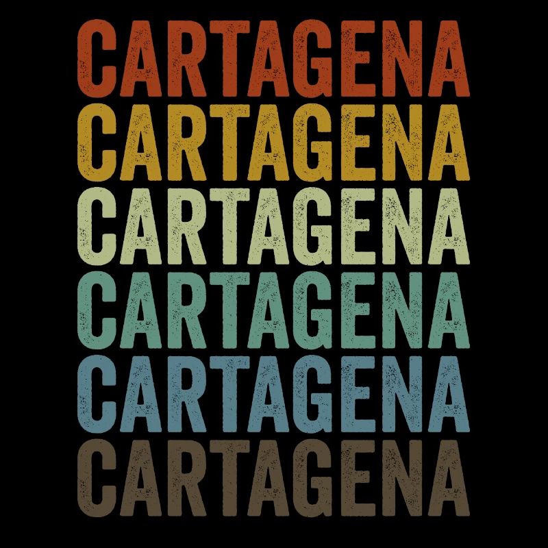 Carthagène Colombie Rétro Vintage