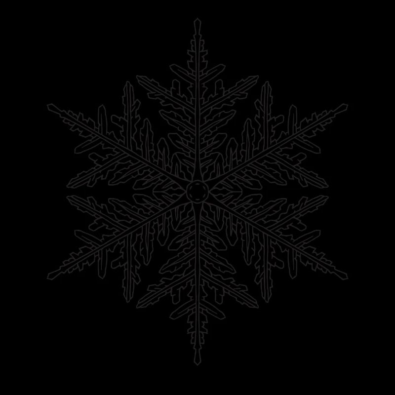 Mandala flocon de neige