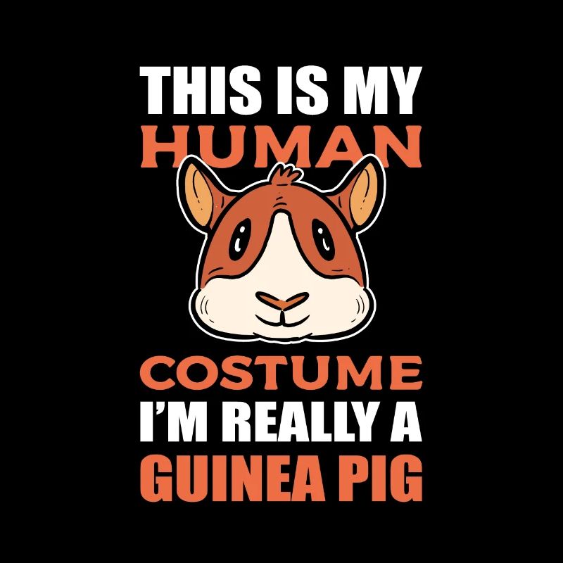 C’est mon costume humain, je suis vraiment un cochon d’Inde