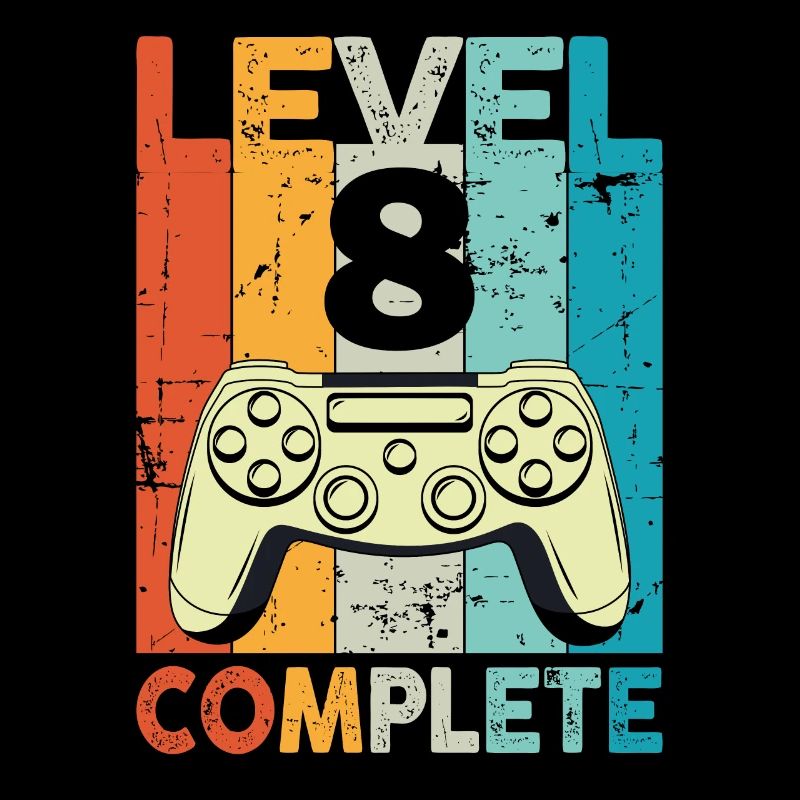 Level 8 Complete Gaming Birthday
