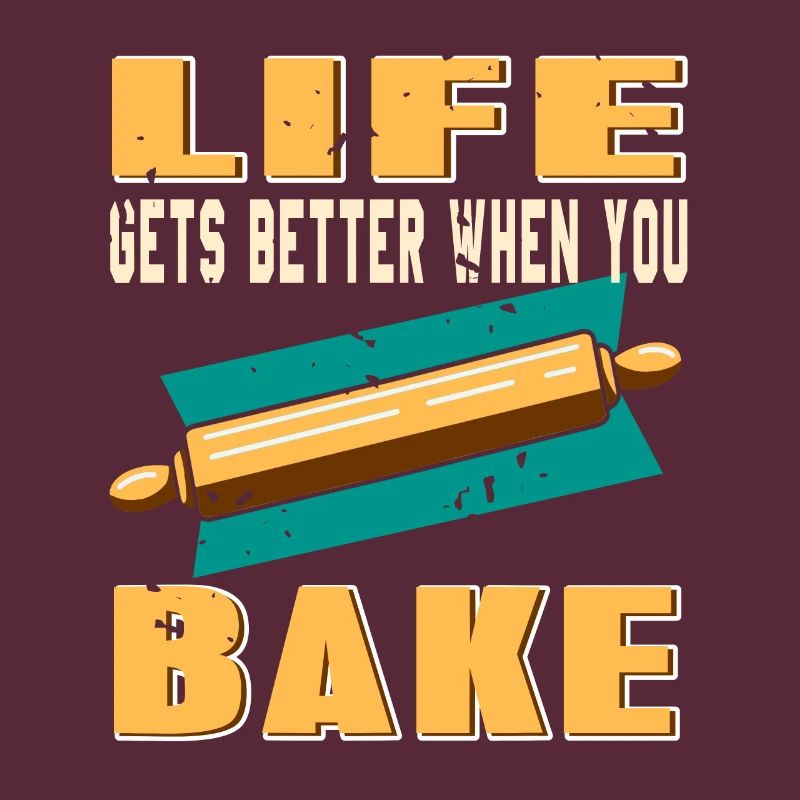 Life Gets Better When You Bake Cool Retro Baker