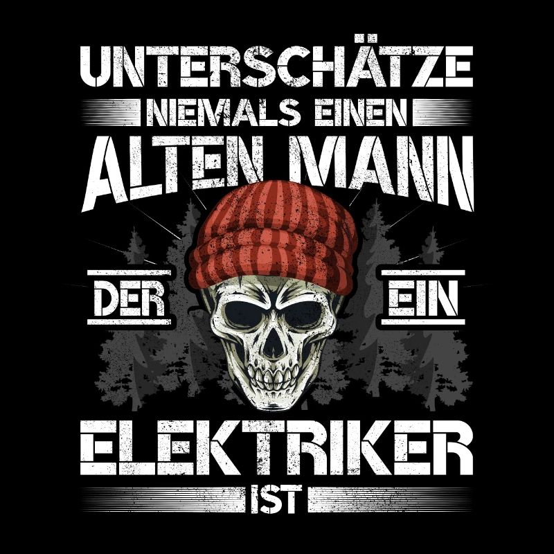 Elektriker Alter mann Elektroniker