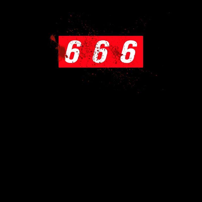 666 Satanisches Zeichen Witchcraft Hexe Gothic