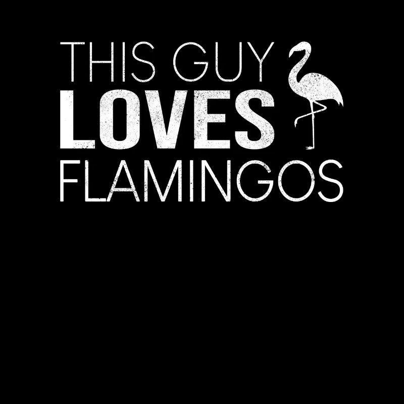 Ce type aime les flamants roses