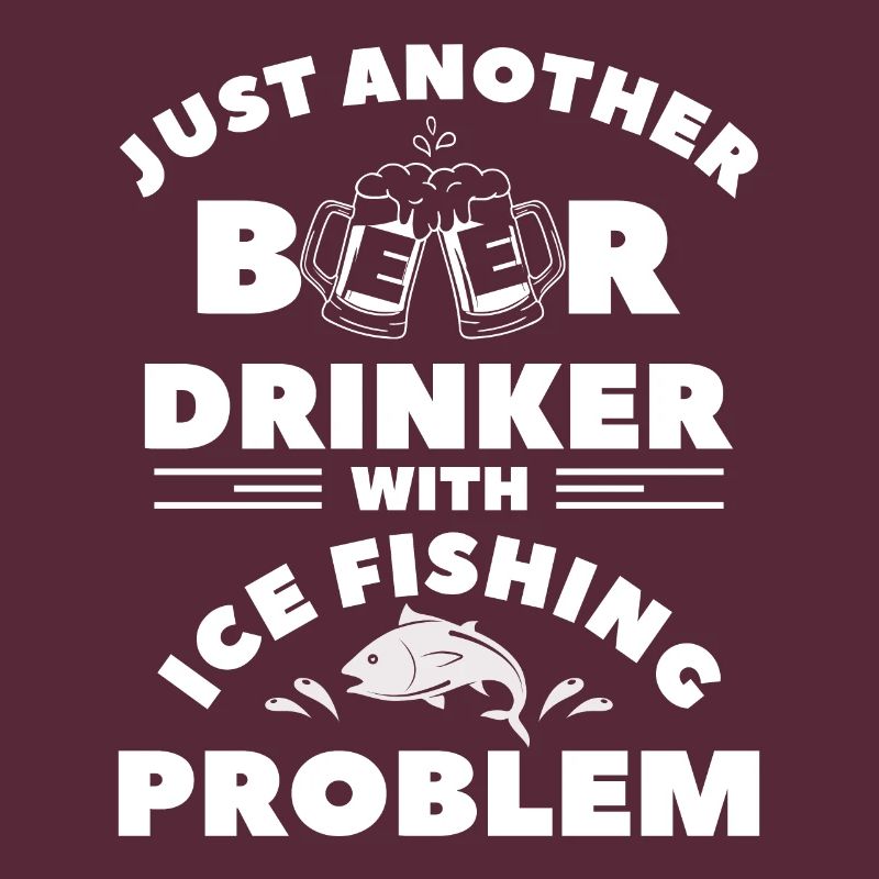 Nur ein weiterer Biertrinker mit Eisfischerproblem