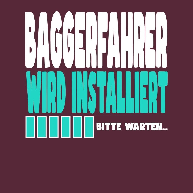 Baggerfahrer wird installiert