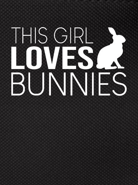 Mädchen Hase Spruch