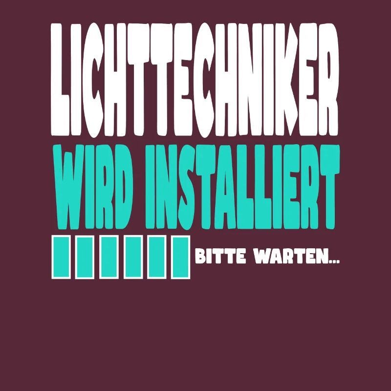 Lichttechniker wird installiert
