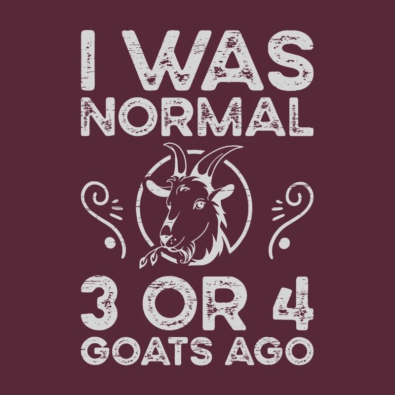 Ich war normal 3 oder 4 Ziegen vor Viehzucht