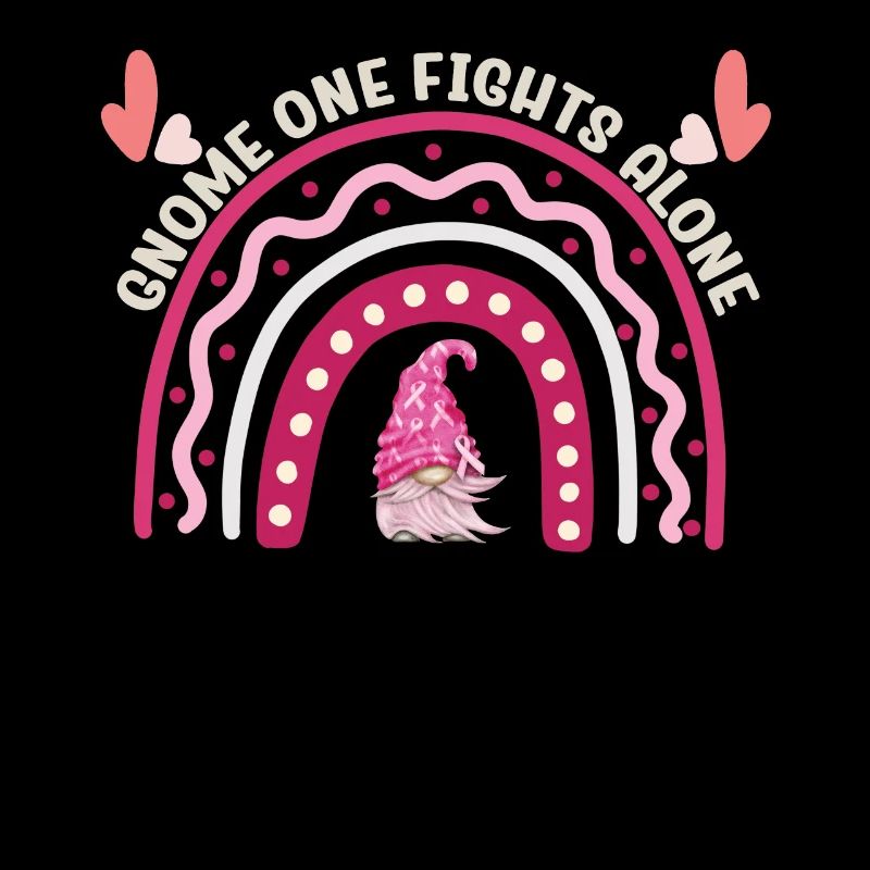 Gnome One Fights Alone Brustkrebs