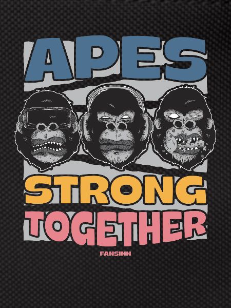 Singes forts ensemble
