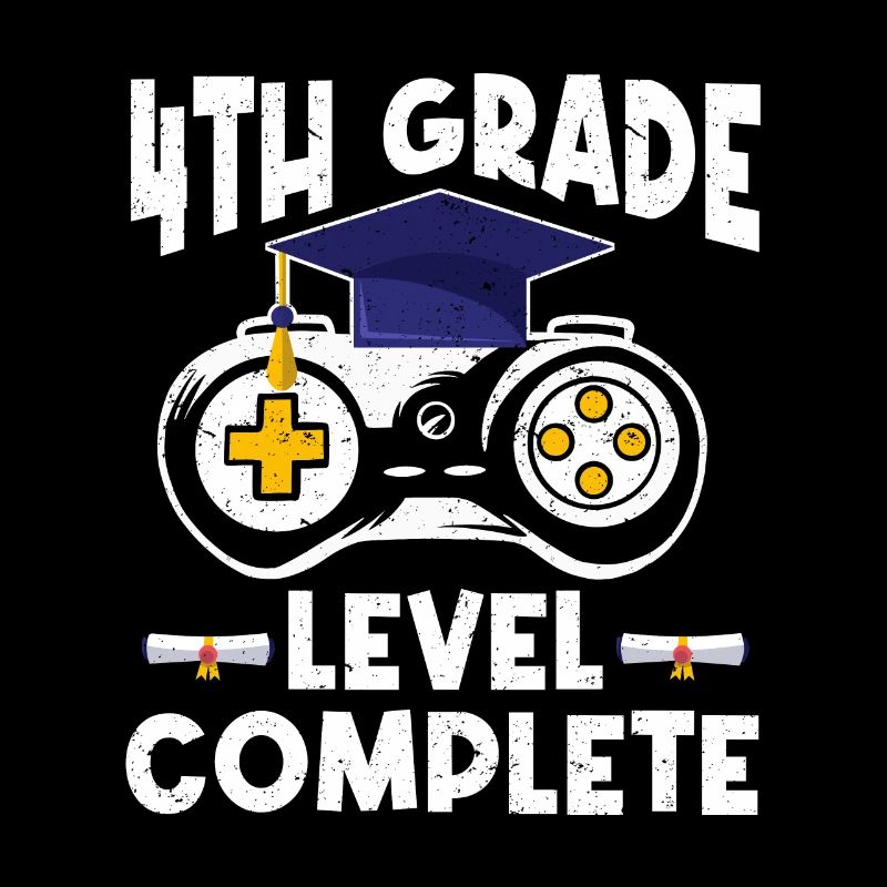 4. Klasse Geschafft Level Completed Gamer Gaming