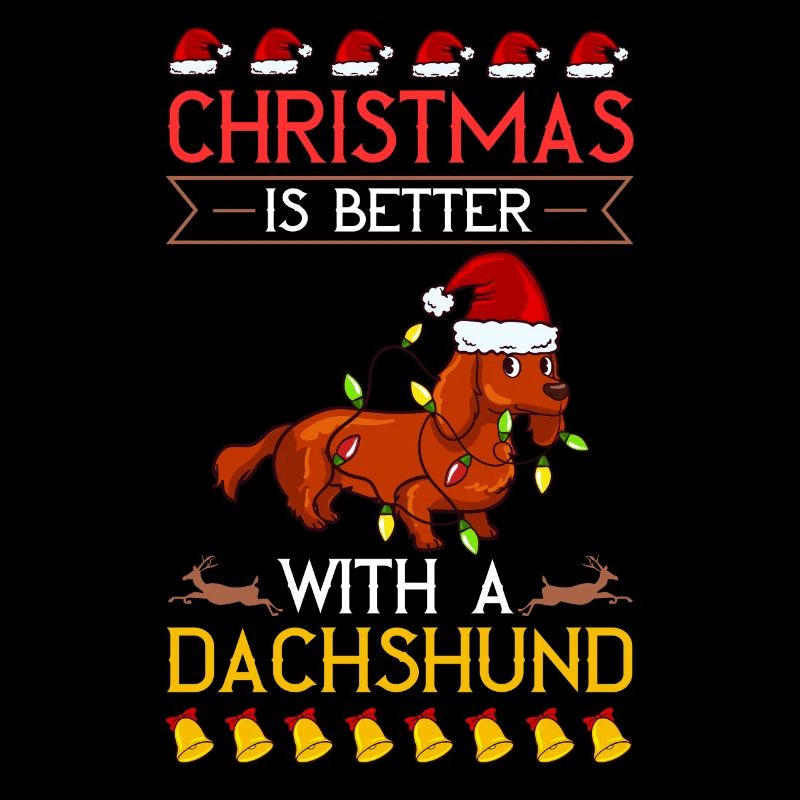 Doxie Teckel Teckel Chien Noël