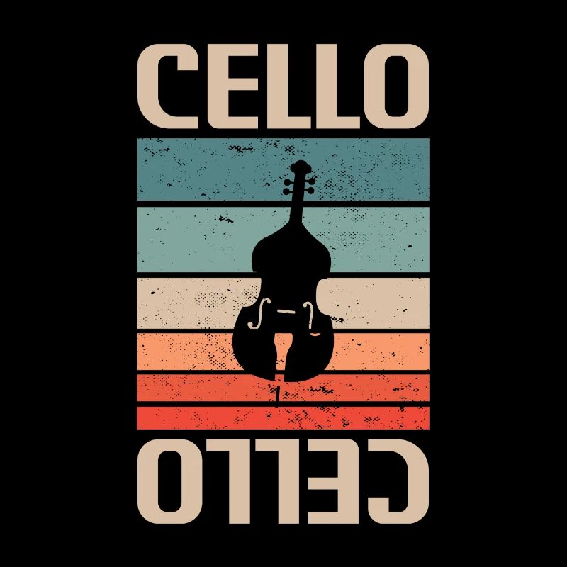 Instrument de violoncelle classique rétro vintage
