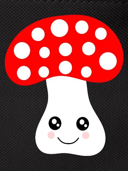 Kawaii, mushroom, toadstool