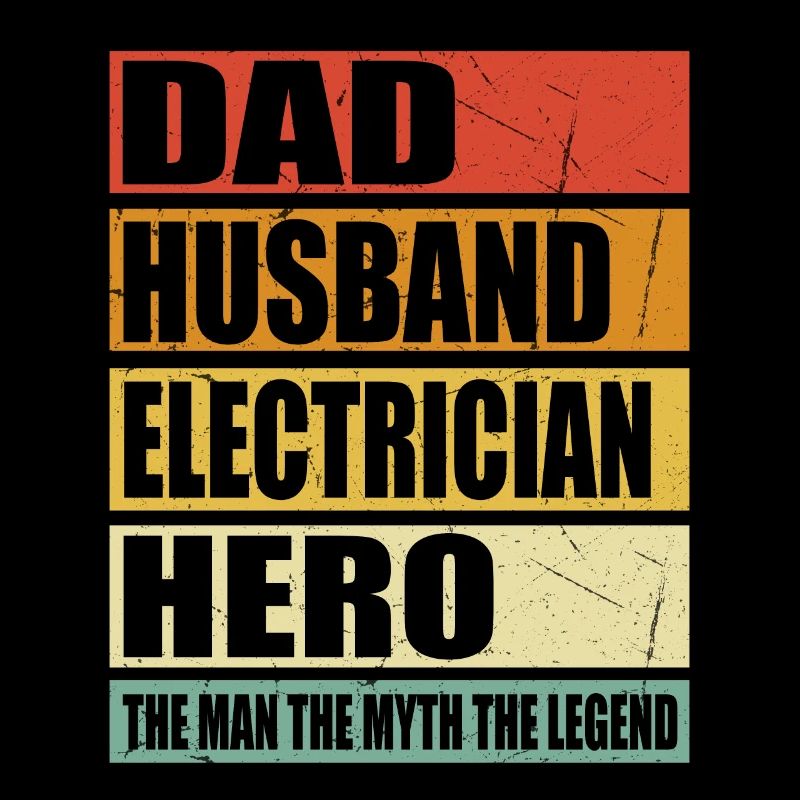 Vater Ehemann Elektriker Held