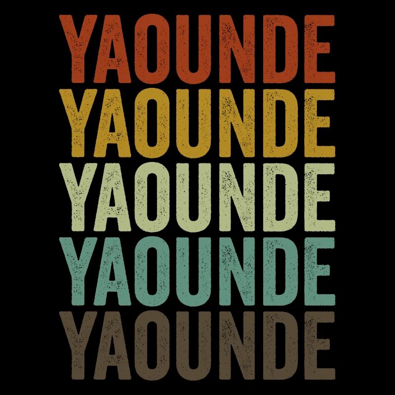 Yaounde Cameroon Retro Vintage