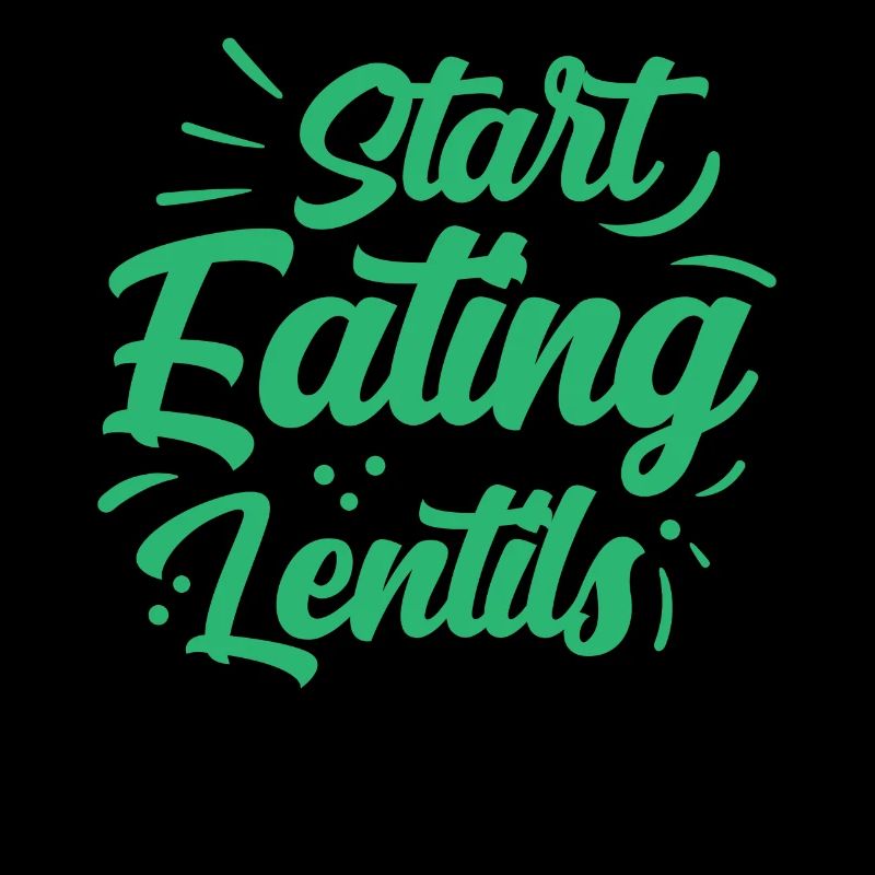 Fang an Linsen zu essen Linsensuppe Linse