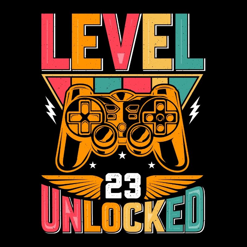 Level 23 Freigeschaltet Awesome seit 2000 Funny Gamer
