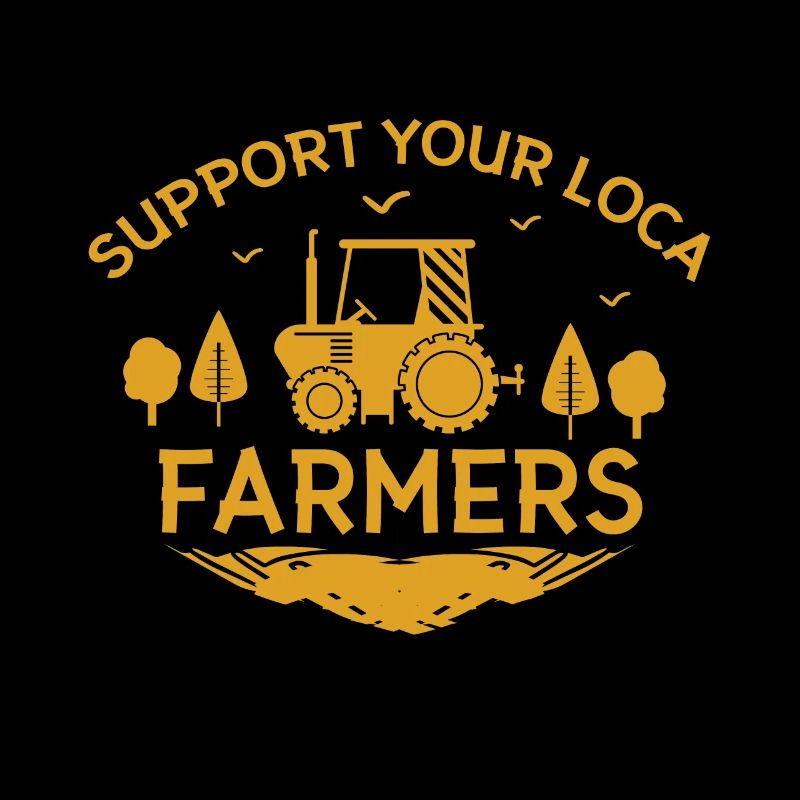 Supporting Local Farmers Farming Tractor