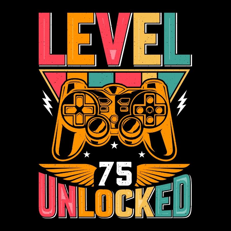 Level 75 Unlocked Awesome Since 1948 Funny Gamer