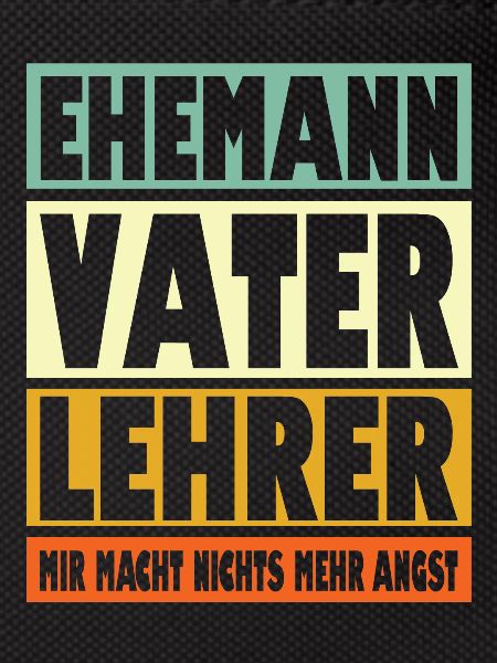 Lehrer Vater Ehemann Held