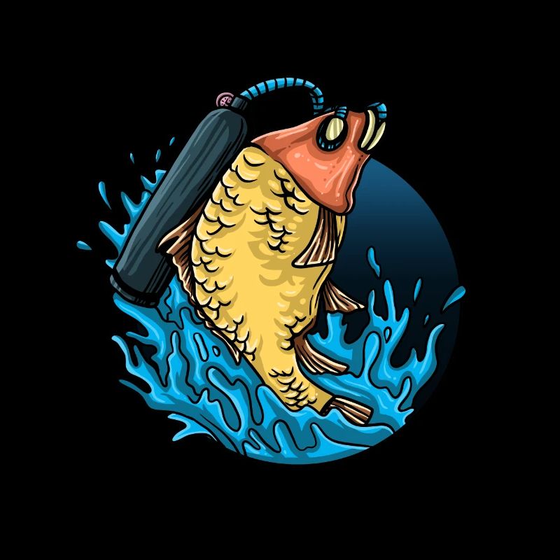 Fish Gift Diving Carp Pikeperch Fishing