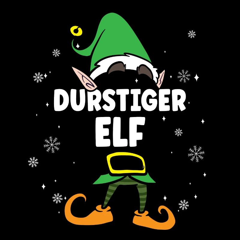 Durstiger Elf Partnerlook Weihnachten