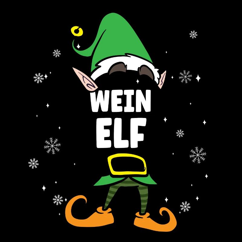 Wein Elf Partnerlook Weihnachten