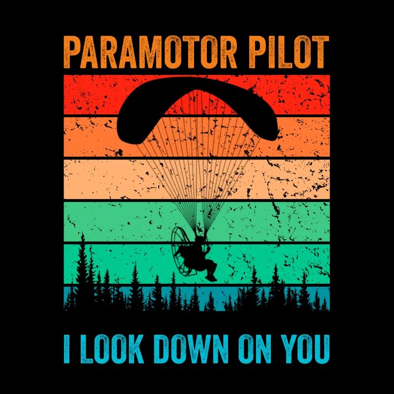 Paramotor I Look Down on you Vintage Paramotor