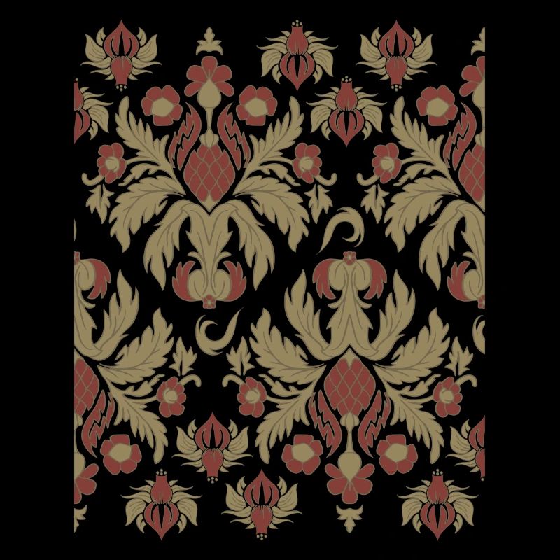 Baroque Aesthetic Pattern Old Vintage Grunge