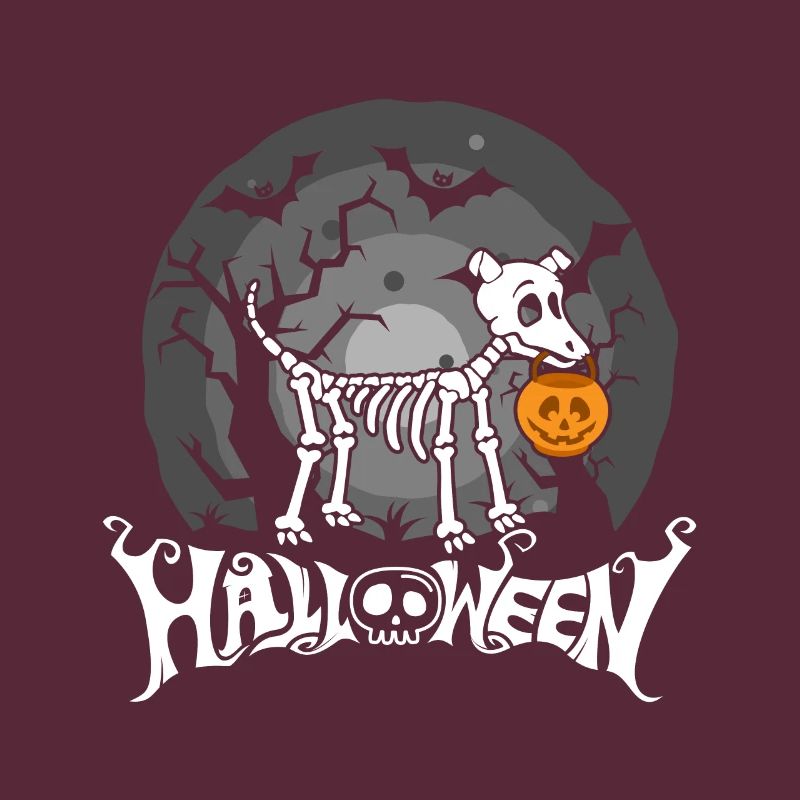 Halloween Hund süßes oder Saueres