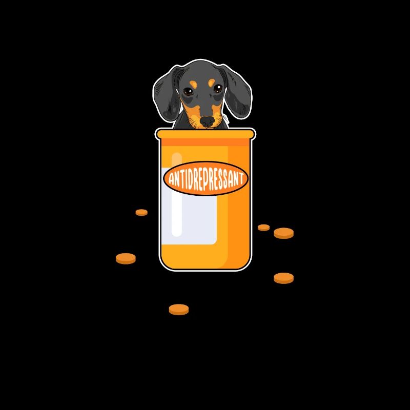Dackel Hund Hunde Dachshund Teckel Geschenk