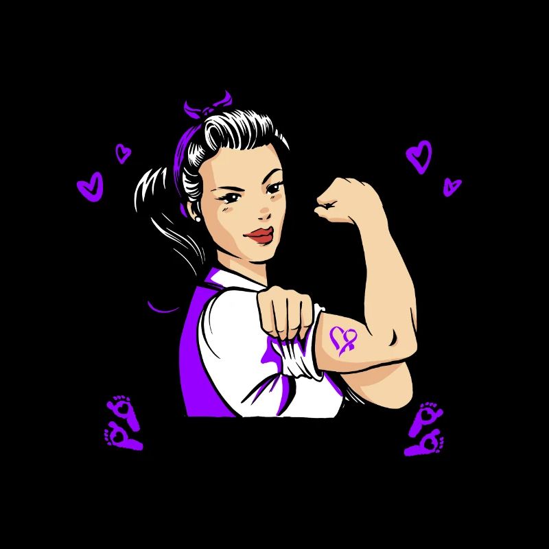 Arc violet conscient de la naissance prématurée