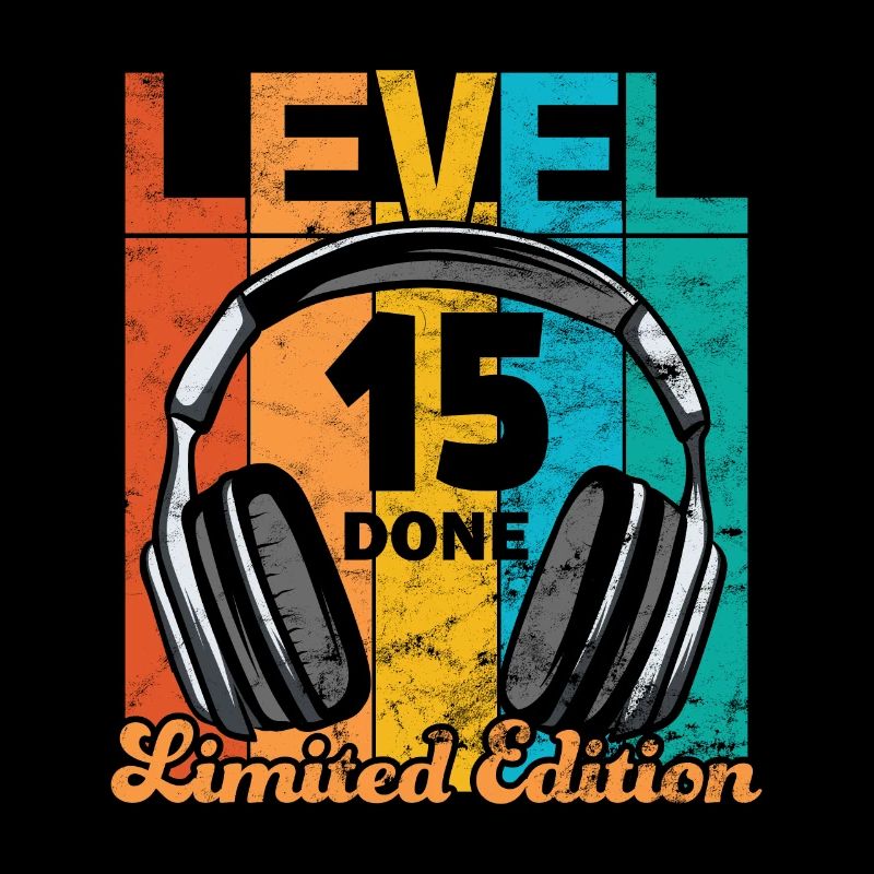 Gaming Birthday 15 Years Level 15 Complete