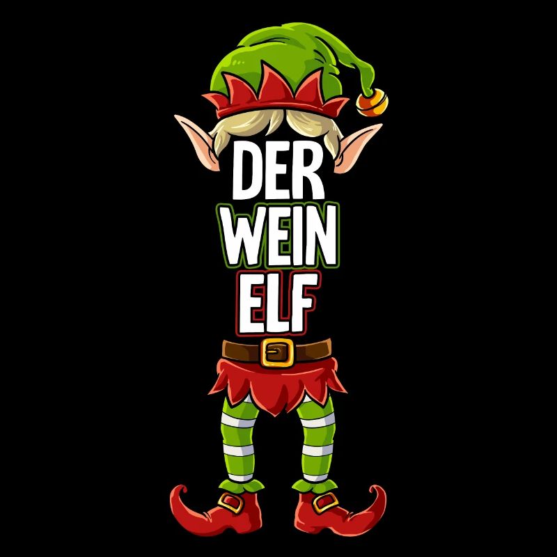 Wein Elf Partnerlook Weihnachten