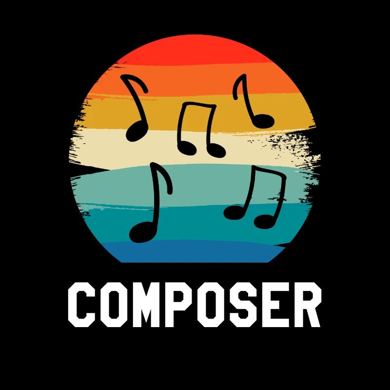 Rétro Vintage Classic Composer Musique