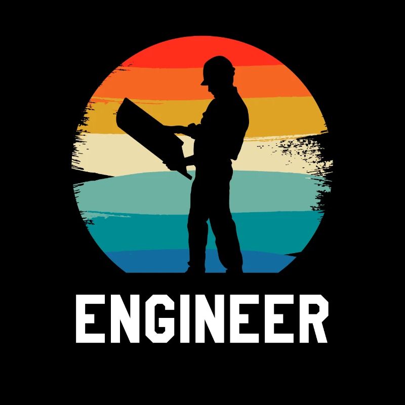 Retro Vintage Classic Engineer Engineering