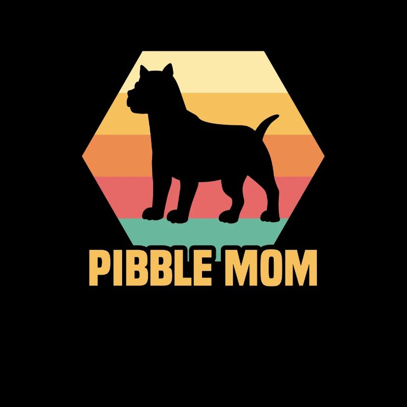 Pibble Mama Pitbull Terrier Hund