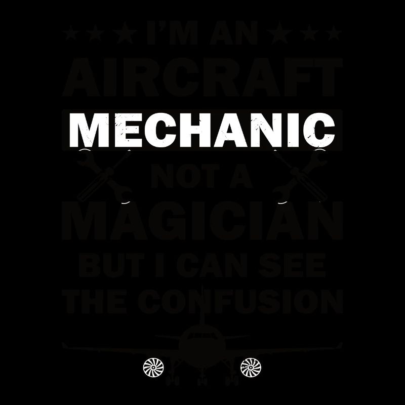 Flugzeugmechaniker Mechnaiker Held Flugzeug