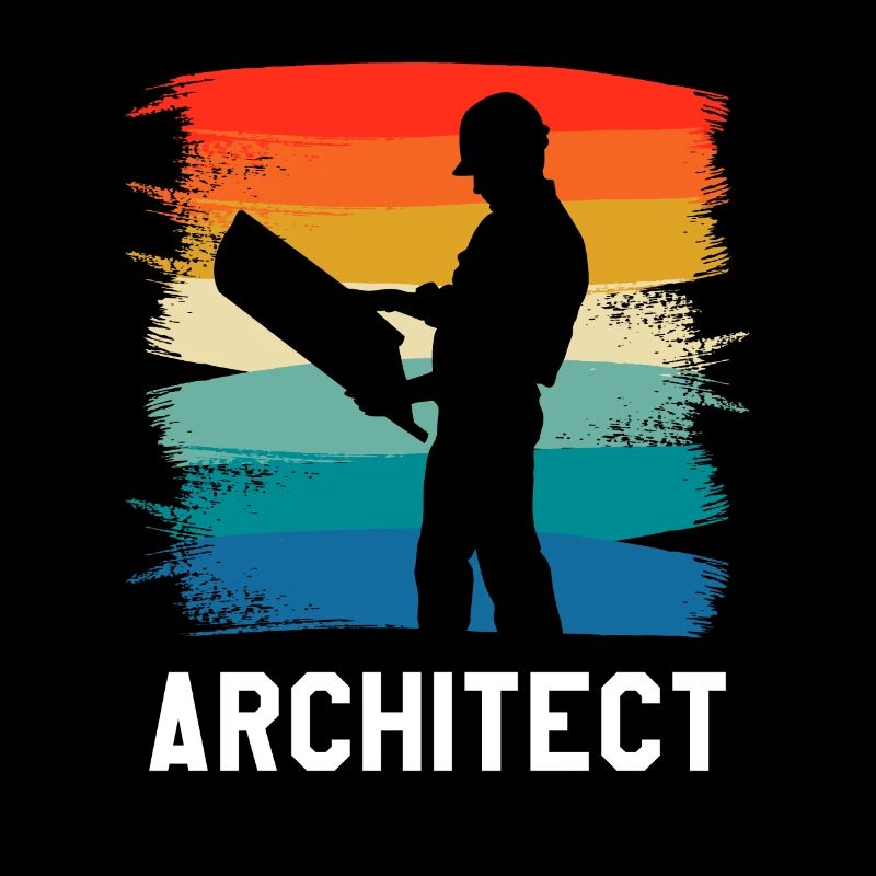 Retro Vintage Classic Architect Architecture