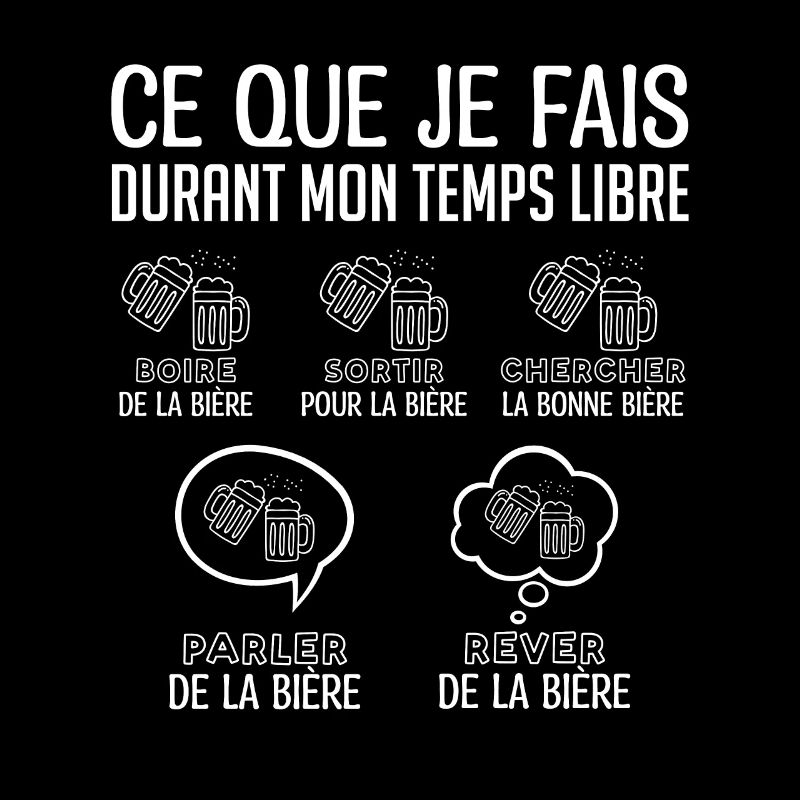 Bière | Durant mon temps libre je bois de la bière