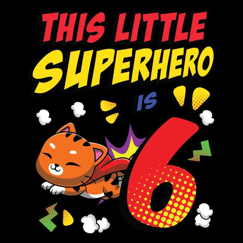 Ce petit super-héros est 6 propriétaires de chat 6.