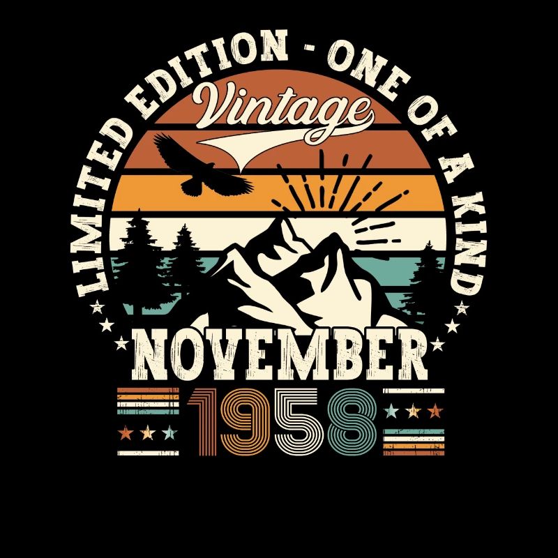Original novembre 1958 64e anniversaire cadeau