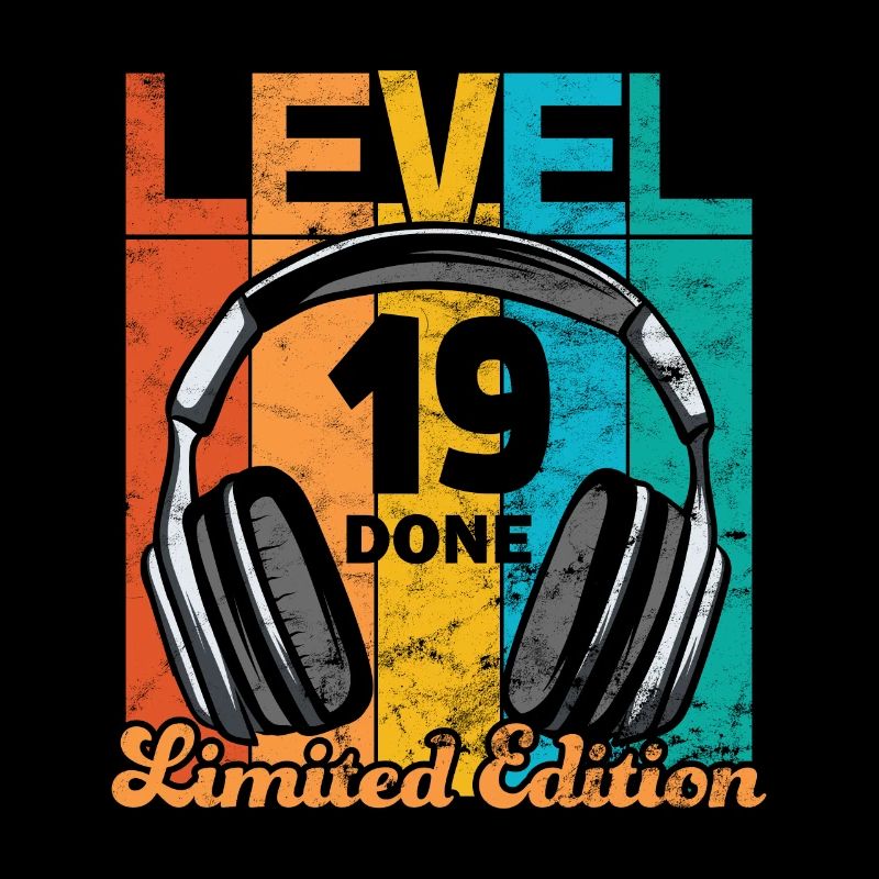 Gaming Birthday 19 Years Level 19 Complete